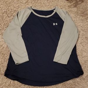 Under armour shirt 3/4 sleeves